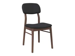 Cojines para sillas de comedor, 2 unidades, madera maciza marrón, caucho