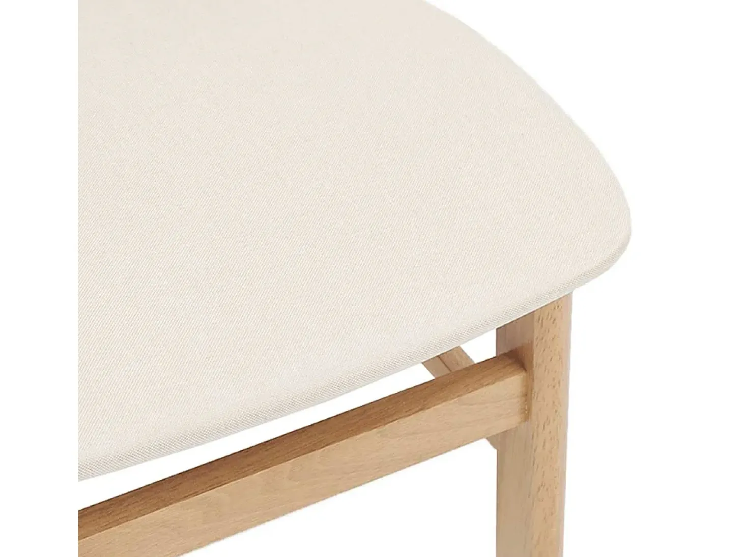Cojines para sillas de comedor 2 piezas madera maciza caucho