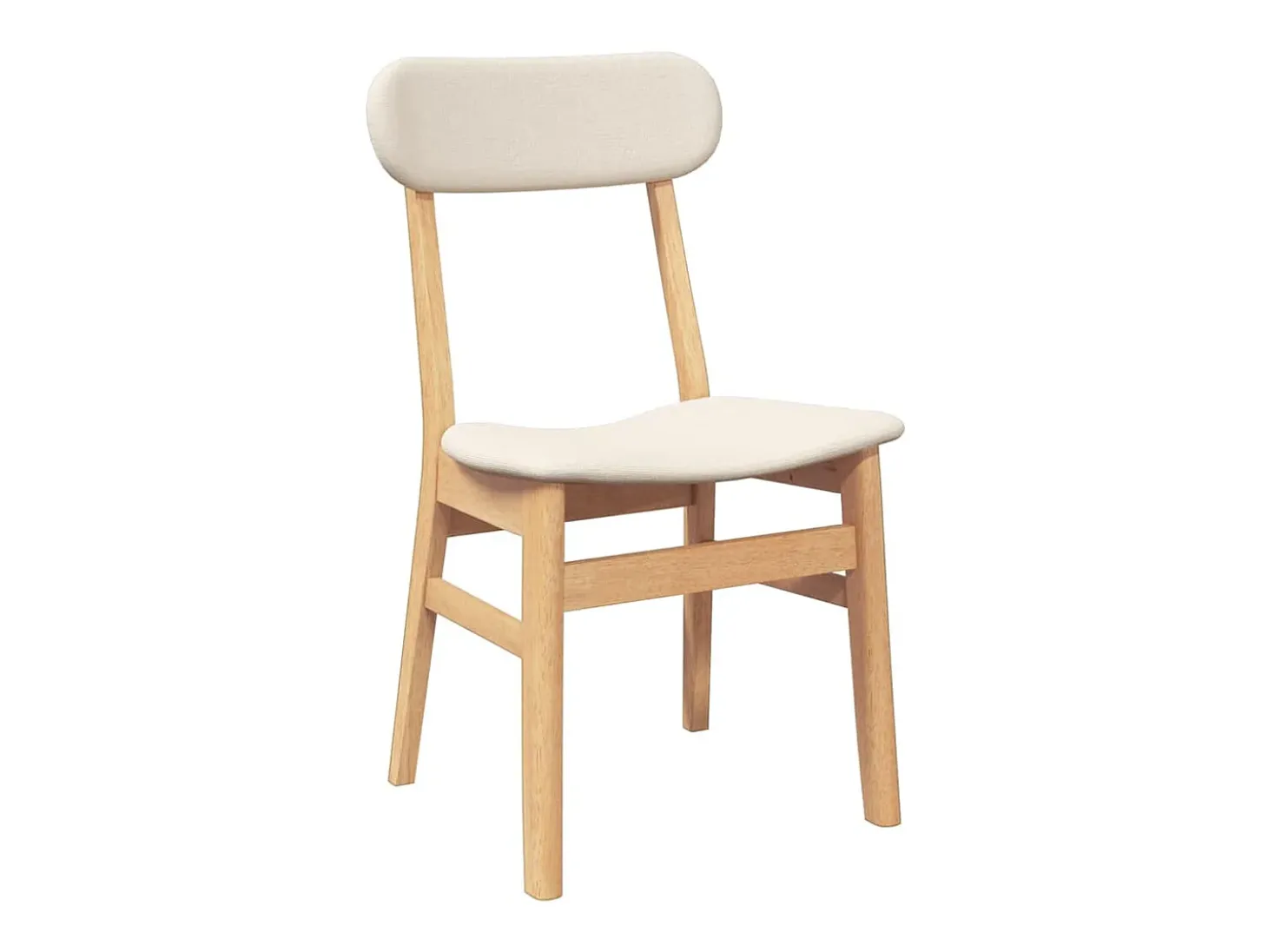 Cojines para sillas de comedor 2 piezas madera maciza caucho