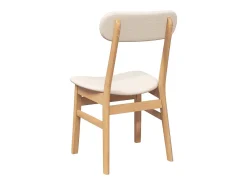 Cojines para sillas de comedor 2 piezas madera maciza caucho