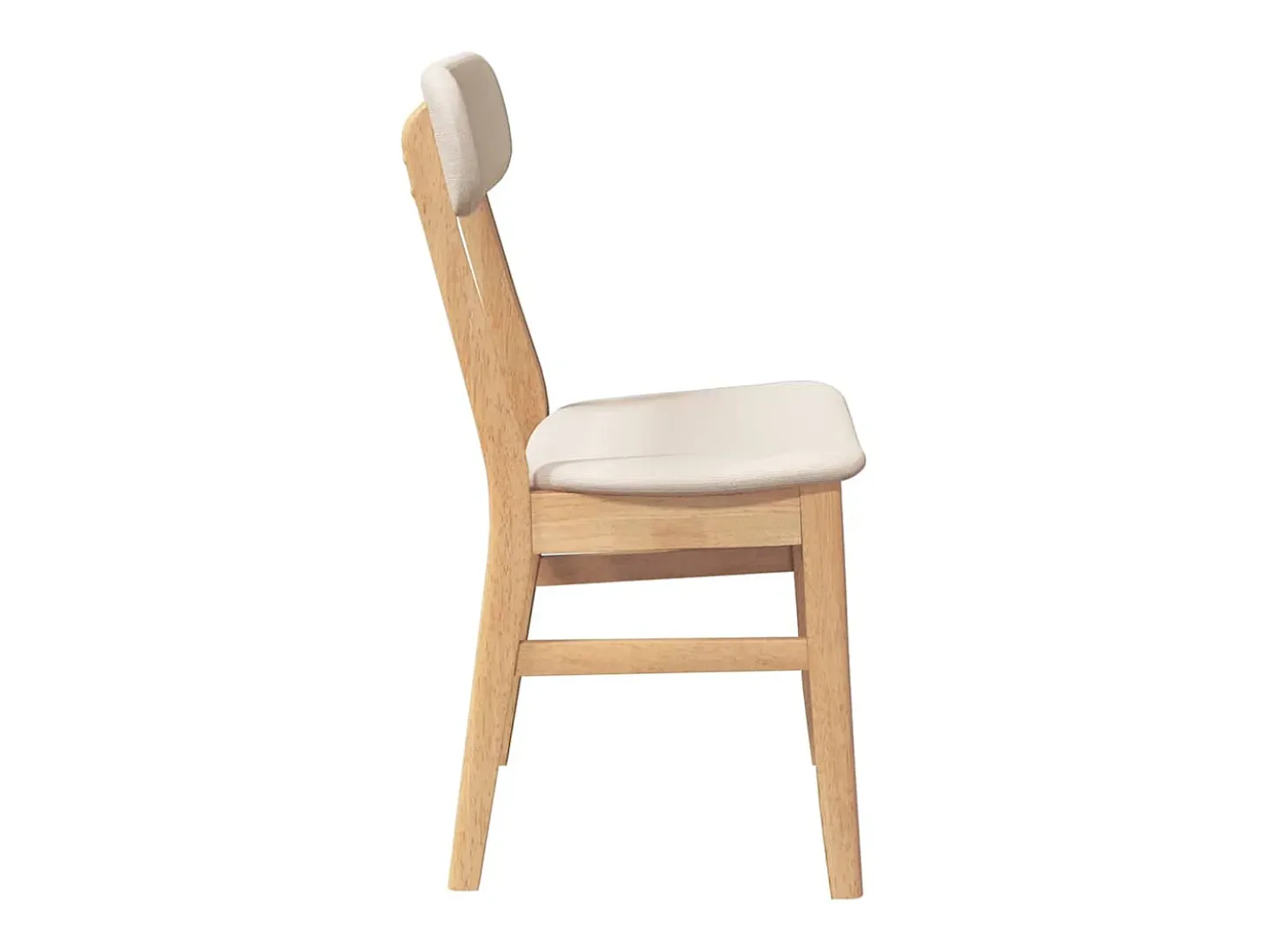Cojines para sillas de comedor 2 piezas madera maciza caucho