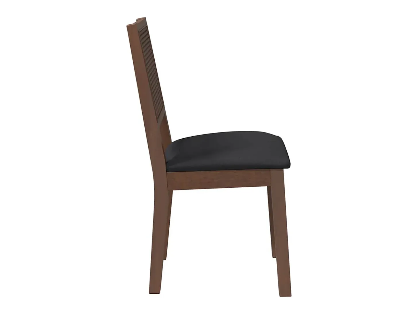 Cojines para sillas de comedor, 2 unidades, madera maciza marrón, caucho