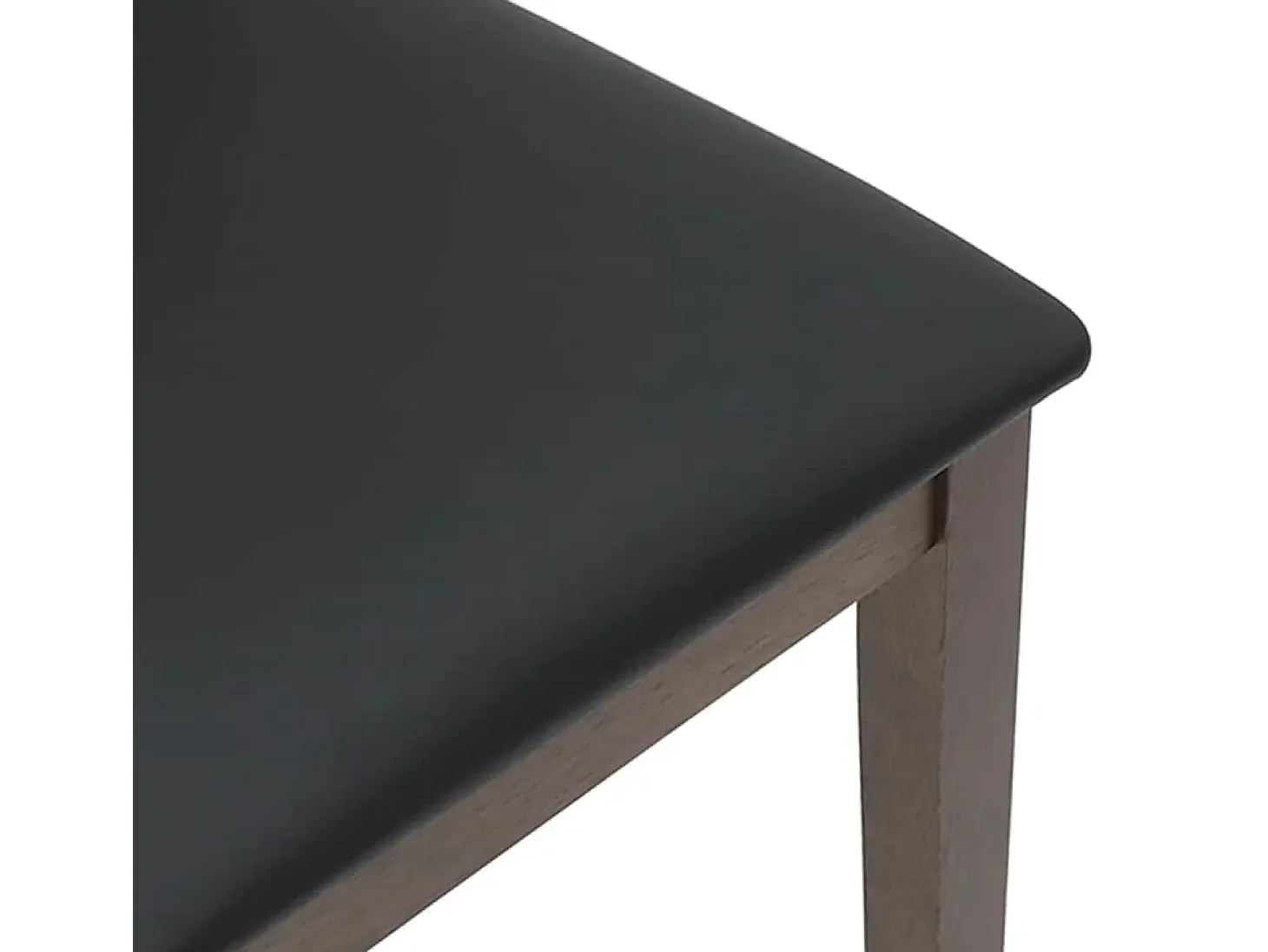 Cojines para sillas de comedor, 2 unidades, madera maciza marrón, caucho