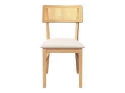 Cojines para sillas de comedor 2 piezas madera maciza caucho