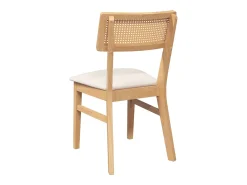 Cojines para sillas de comedor 2 piezas madera maciza caucho