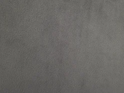 Conjunto de 6 sillas acolchadas Con reposabrazos - Terciopelo y metal negro. Gris. PEGA