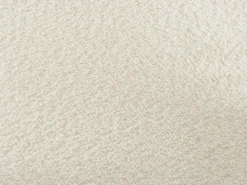 Conjunto de 2 sillas con reposabrazos de tela bouclé y metal - Blanco - SOFANA