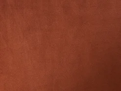 Conjunto de 6 sillas con reposabrazos de terciopelo y metal negro - Terracota - ORDIDA