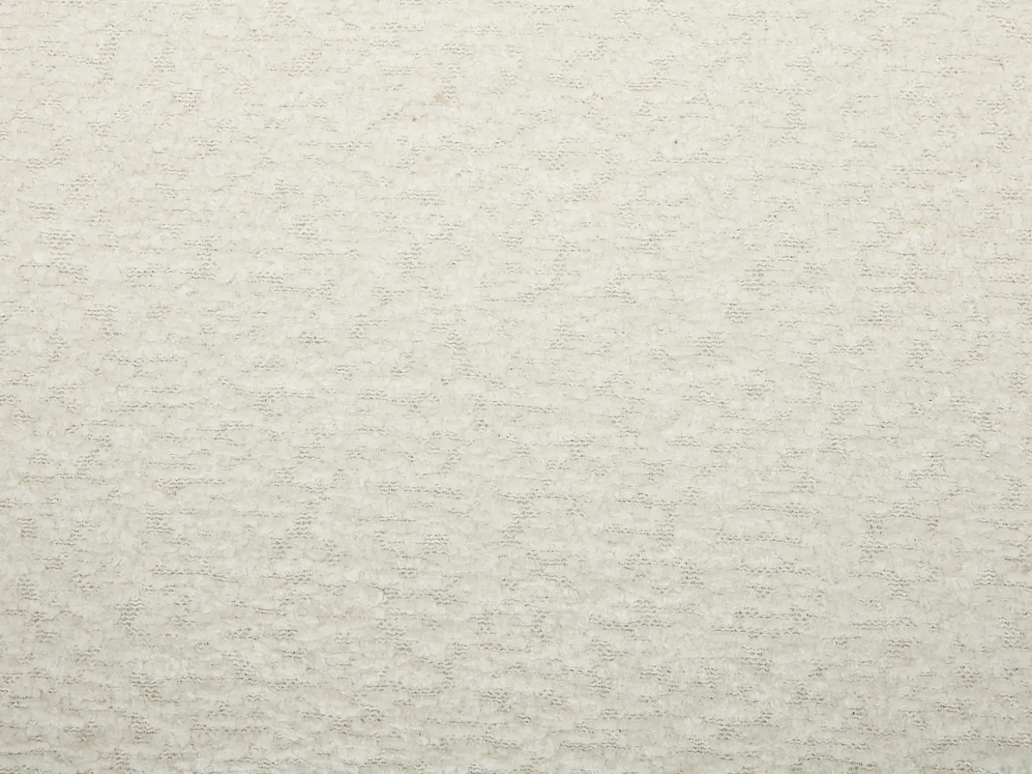 Conjunto de 6 sillas con reposabrazos en tejido bouclé y madera de caucho - Blanco y negro - SOLUNA