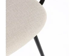 Conjunto de 2 sillas con reposabrazos Serona - Elegancia y confort en estilo retro-Color Marrón/Natural