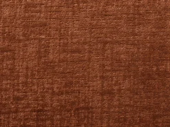 Conjunto de 6 sillas con reposabrazos de tela y metal negro - Terracota - AVRELA