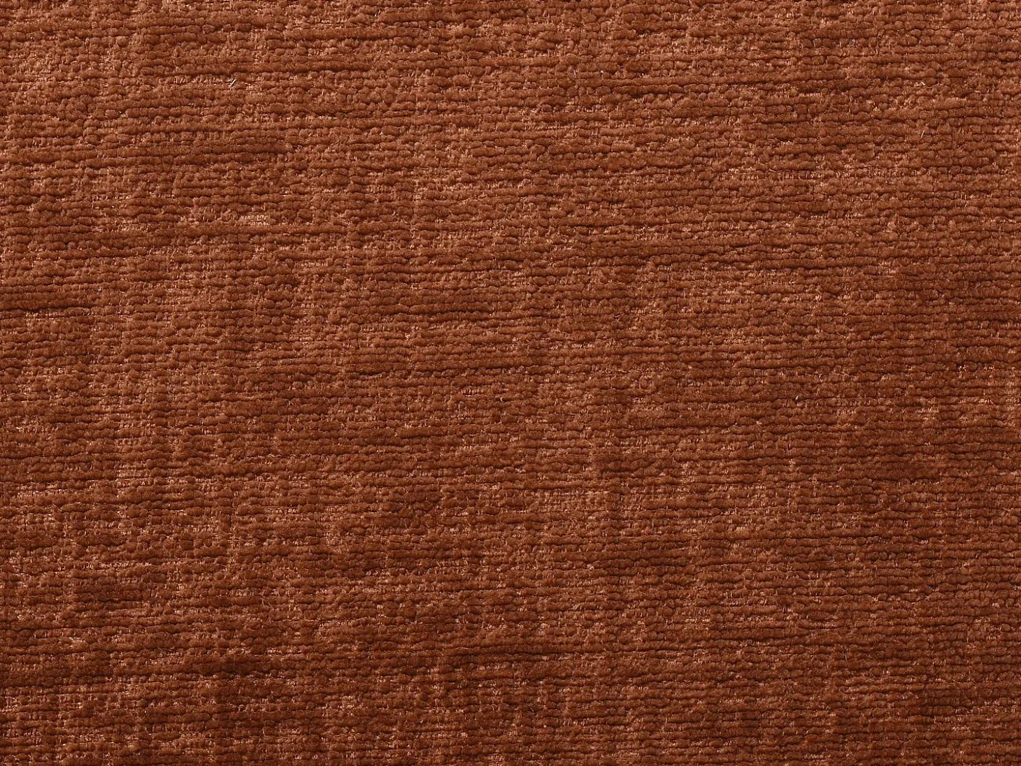Conjunto de 2 sillas con reposabrazos de tela y metal negro - Terracota - AVRELA