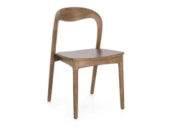 Conjunto de 2 sillas de madera de teca de alta gama – Modelo Kiley-Color Natural