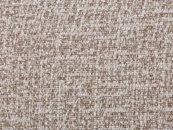 Conjunto de 2 sillas de tejido tweed y metal efecto madera - Topo y Natural oscuro - CIBARO