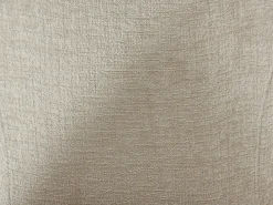 Conjunto de 2 sillas de tela y metal dorado - Beige - LUXIVA