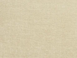 Conjunto de 6 sillas en tela y metal blanco - Beige - TANURY
