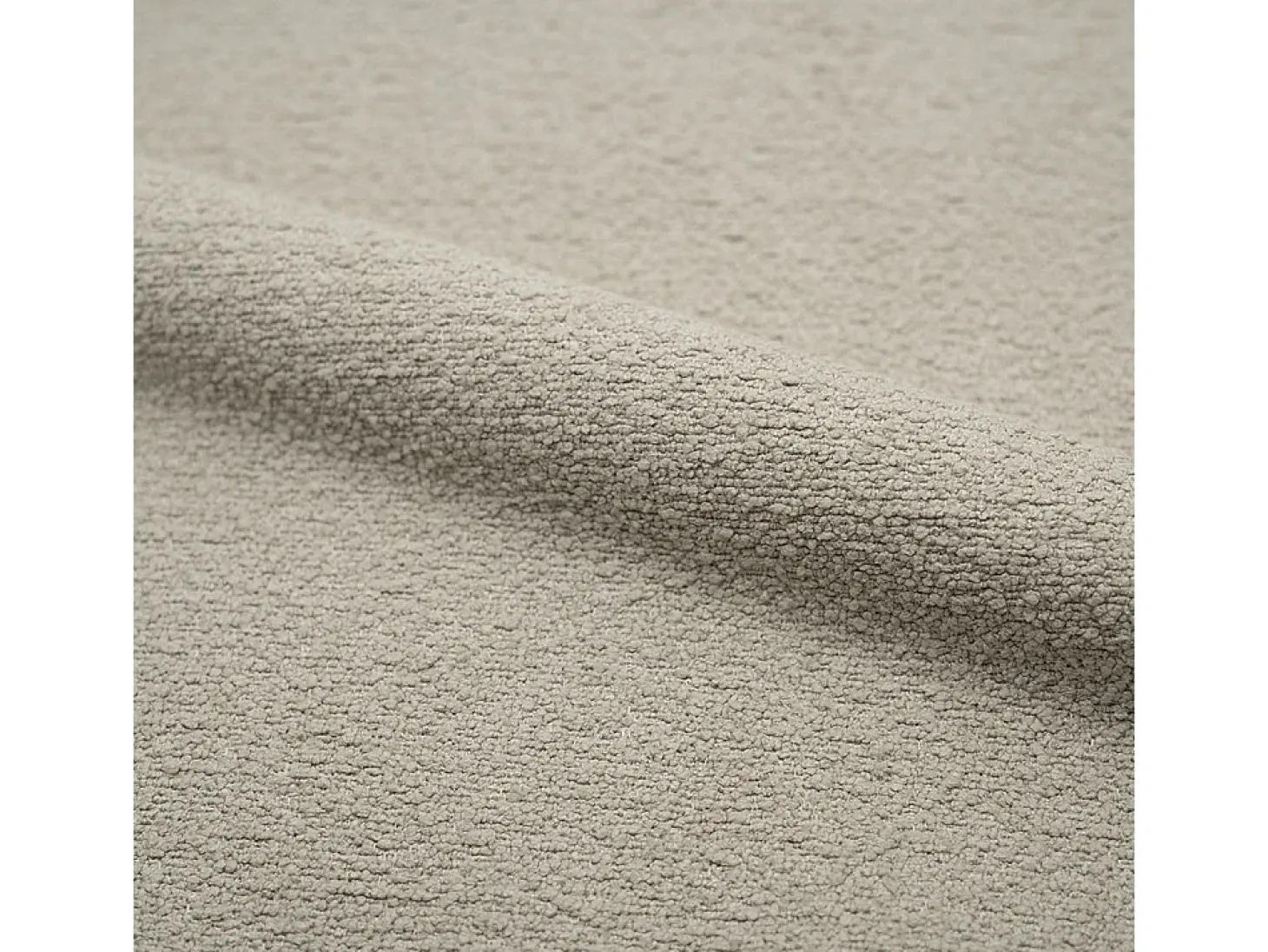 Conjunto de 2 sillas para isla central de tela bouclé beige 66 cm - Karl