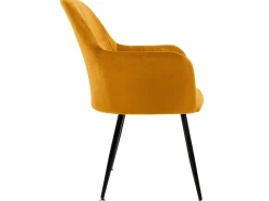 Conjunto de 4 sillas, sillas de comedor, sillas de sala, silla tapizada, silla de cocina, terciopelo