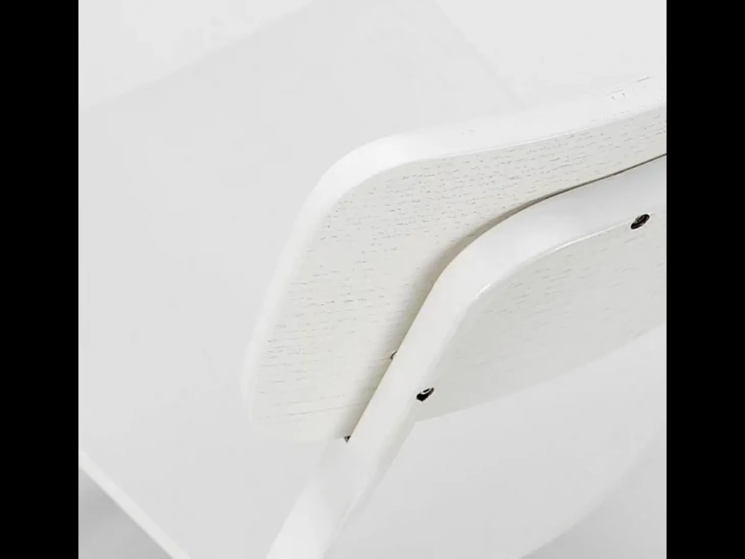 Conjunto de 4 sofás modernos en madera lacada "Ade" en pranzo estructura en metal cm 51,5x51 82h