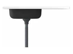 Conjunto de fregadero y escurridor de cocina plata 800x600x155 mm acero inoxidable