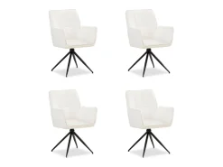Conjunto de sillas de comedor 61x92.5x57.5 cm blancas Sillas Eames