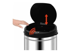 Contenedor automático con sensor de acero inoxidable de 40 litros 02_0006078