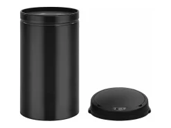 Contenedor automático con sensor de 50 litros acero al carbono negro 02_0006087