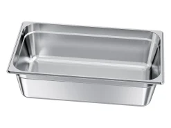 Contenedor Gastronorm SucceBuy 20,5 L, Recipiente de Restauración de Acero Inoxidable, Contenedor Inox Alimentario Profundidad 14,6 cm, Antiadherente y Antioxido