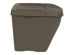 Contenedores de basura apilables 3 uds. 75 L polipropileno gris 02_0043894