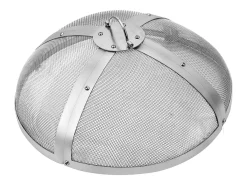 Cubierta SucceBuy de Protección de 69cm para Hogar de Leña, Cubierta en Acero Inoxidable, Cubierta de Hogar al Aire Libre con Pantalla Superior de Apertura Fácil
