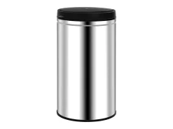 Cubo de basura automático con sensor de acero inoxidable de 60 litros color plata 02_0006113