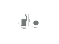 Cubo de Basura con Pedal Brabantia Newicon 20L Blanco Diseño Intemporal Antiolor Higiénico
