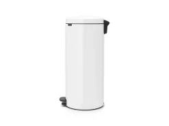 Cubo de basura con pedal Newicon 30L Blanco Brabantia - Cierre Suave y Anti Olor