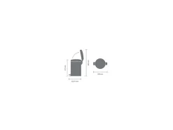 Cubo de Basura con Pedal Newicon 12L Blanco con Tapa Silenciosa y Antiodor