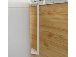 Cubo de basura de cocina integrado de plástico blanco de 12 litros 02_0006062