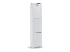 Cubo de basura para la cocina - Cubo de reciclaje - 3 compartimentos de 20L - CUBEK