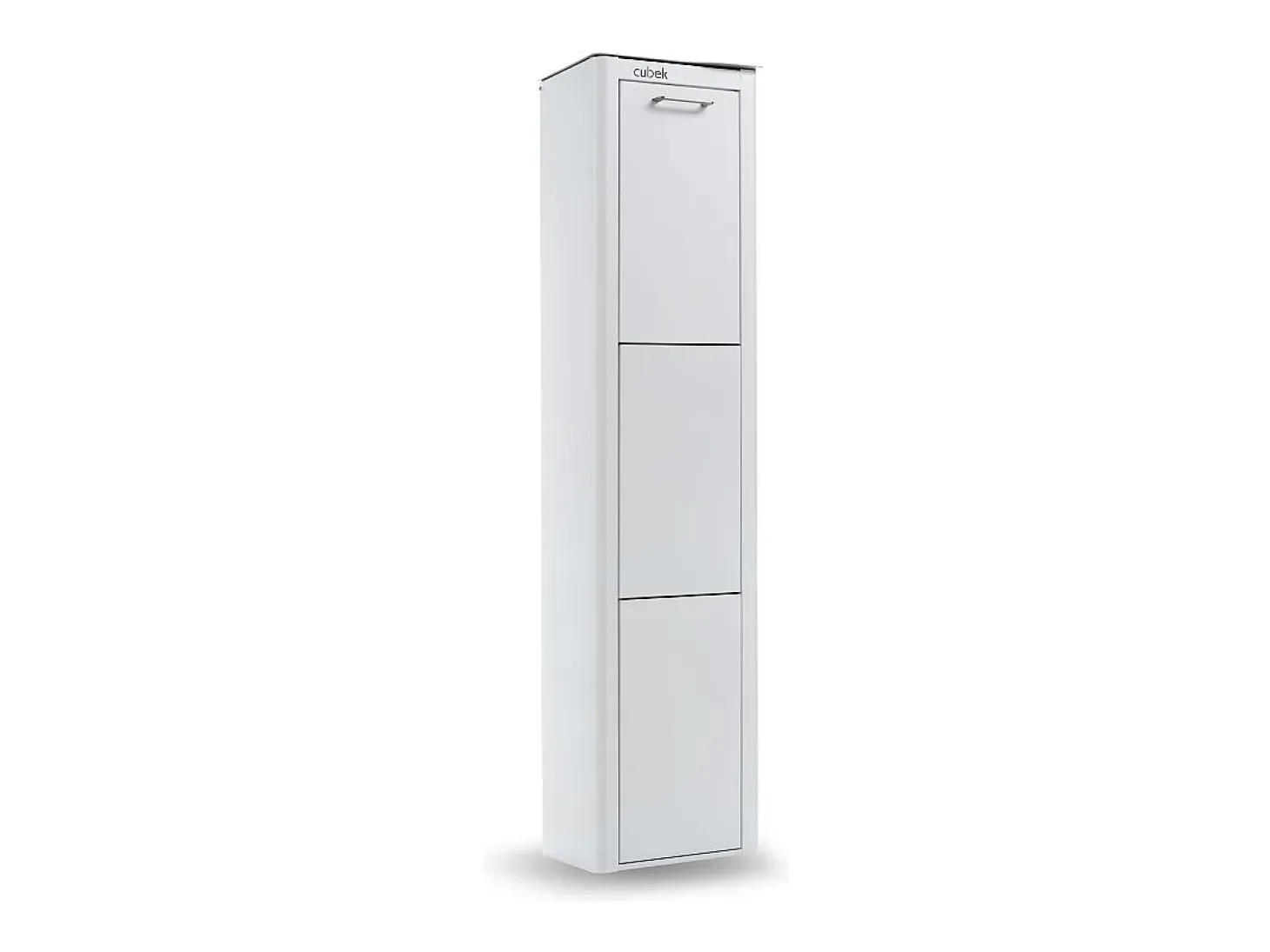 Cubo de basura para la cocina - Cubo de reciclaje - 3 compartimentos de 20L - CUBEK