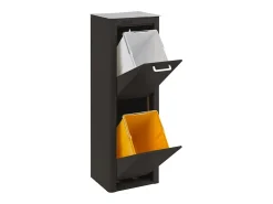 Cubo de basura para la cocina - Cubo de reciclaje - 2 compartimentos de 20L - CUBEK