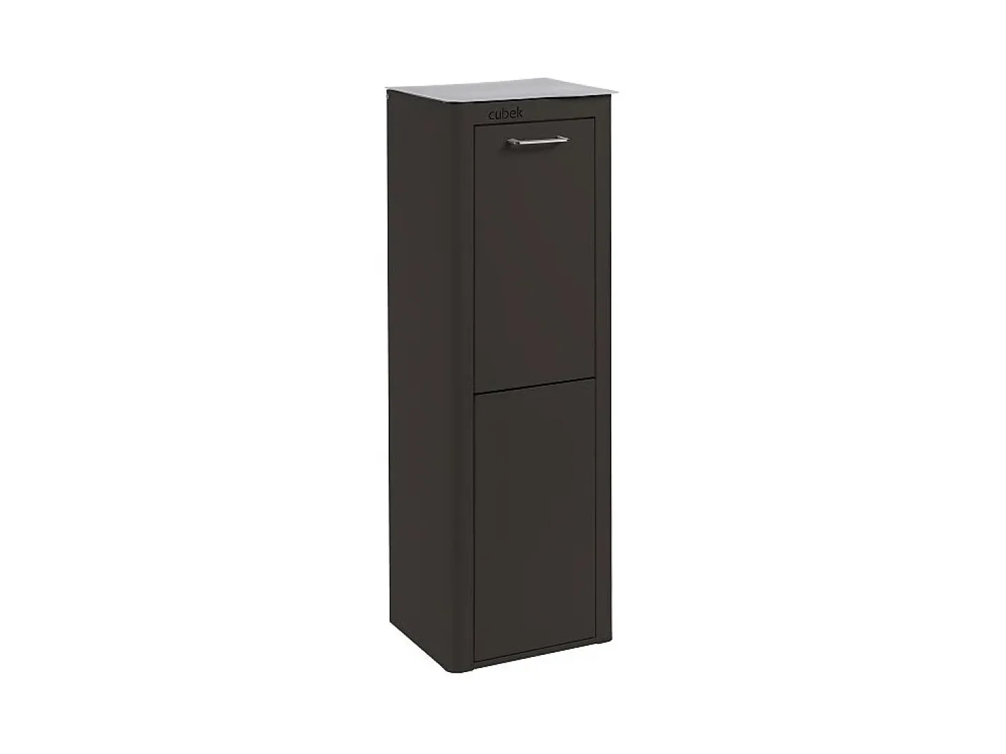 Cubo de basura para la cocina - Cubo de reciclaje - 2 compartimentos de 20L - CUBEK