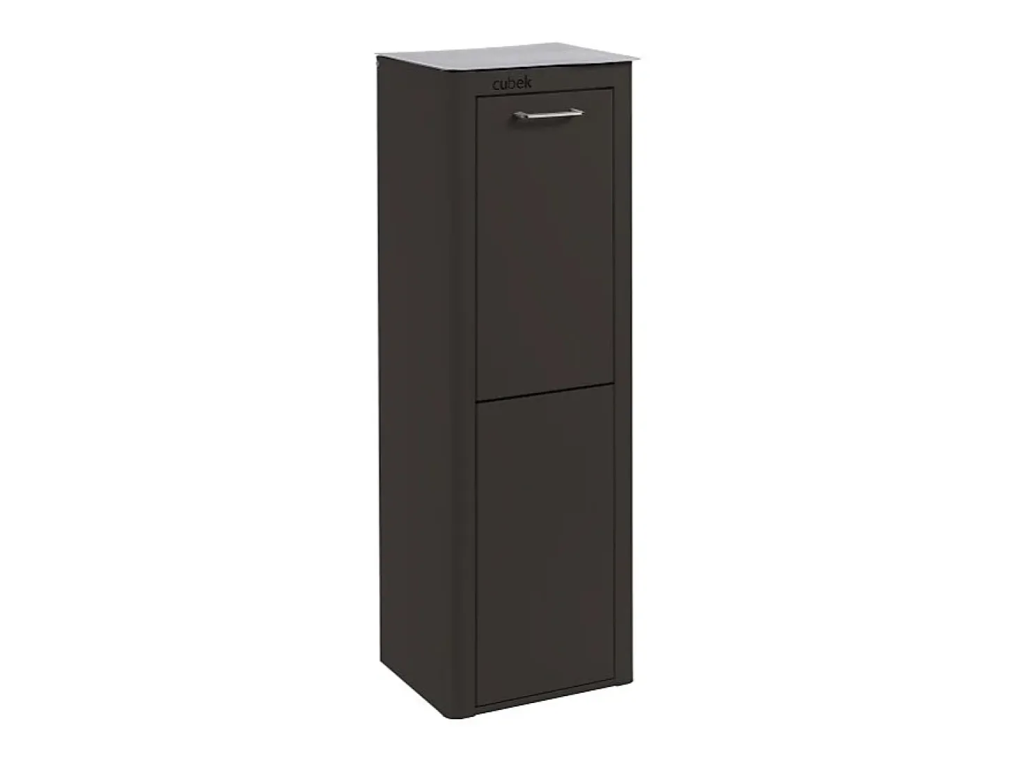 Cubo de basura para la cocina - Cubo de reciclaje - 2 compartimentos de 20L - CUBEK