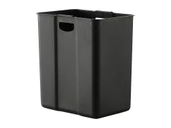 Cubo de reciclaje de acero inoxidable con pedal - 3 compartimentos - 60L - DUMEO