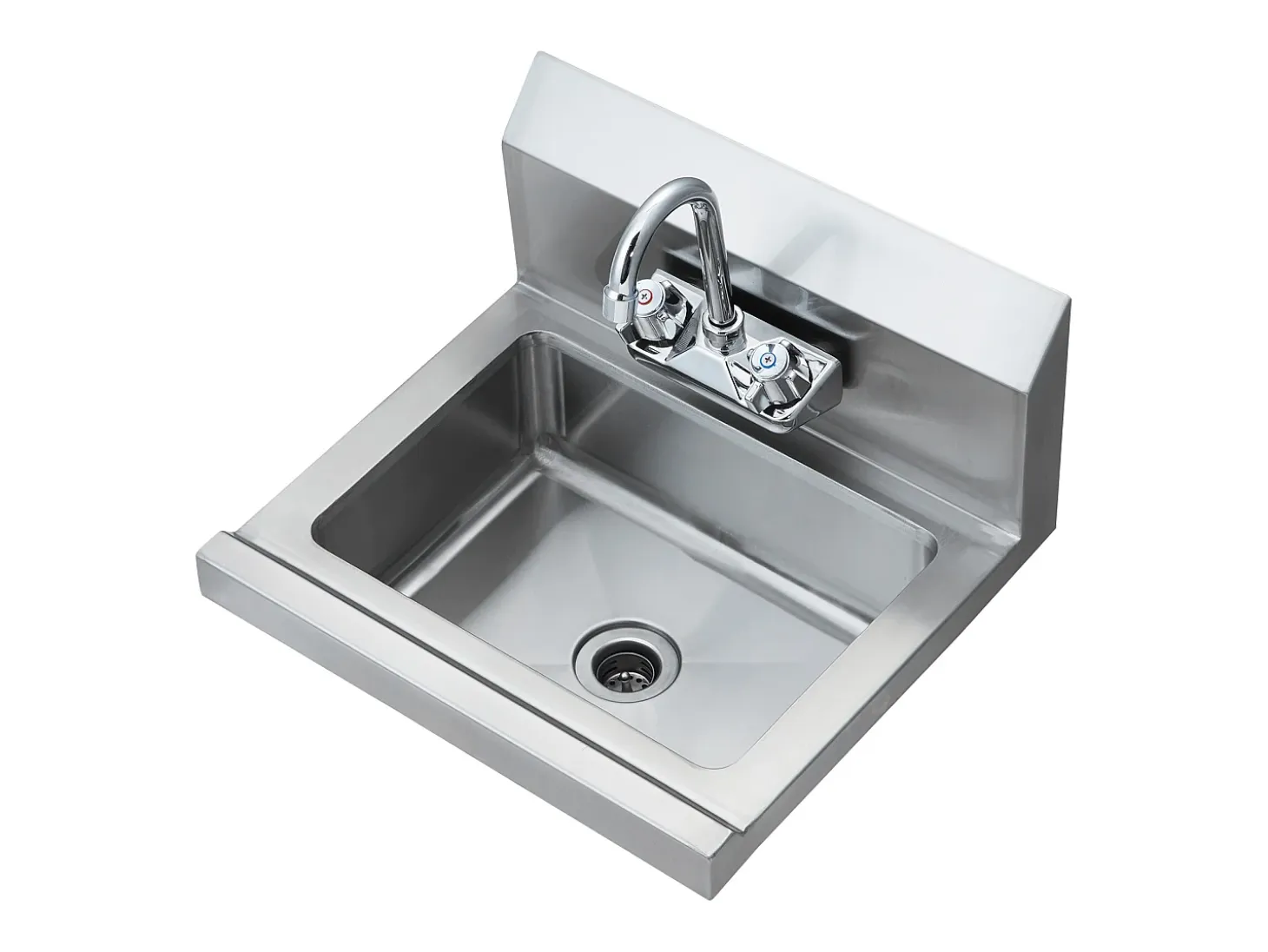 Cuenco de Inoxidable SucceBuy, 43 x 33cm, NSF, Montaje en Pared, para Restaurante