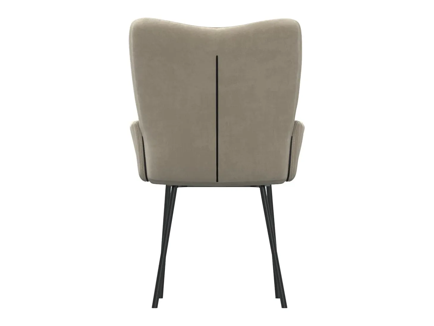 Dalira Sillas de comedor 2 unidades terciopelo gris claro