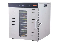 Deshidratador SucceBuy Deshidratador Alimentario con 10 Platos, Secador de Frutas Secas en Acero Inoxidable de 1000 W