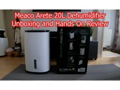 Deshumidificador / Purificador de aire MeacoDry Arete One 20L: eficiente energéticamente, ideal para casas de 4 habitaciones, silencioso (38 dB)