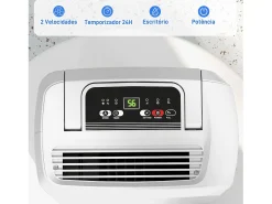 Deshumidificador eléctrico Fresh Homcom 12L 2 velocidades blanco 50,6x28x18 cm