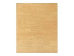 Dining Table Natural Solid Wood Rubber
