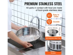 Divisor SucceBuy de Masa Manual, 18 Piezas, Corta-Masa, Ideal para la Fabricación de Pan de Panadería