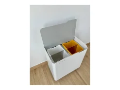 DON HIERRO - Cubo de basura para el reciclaje ECOBOX-TOP, 40 litros-