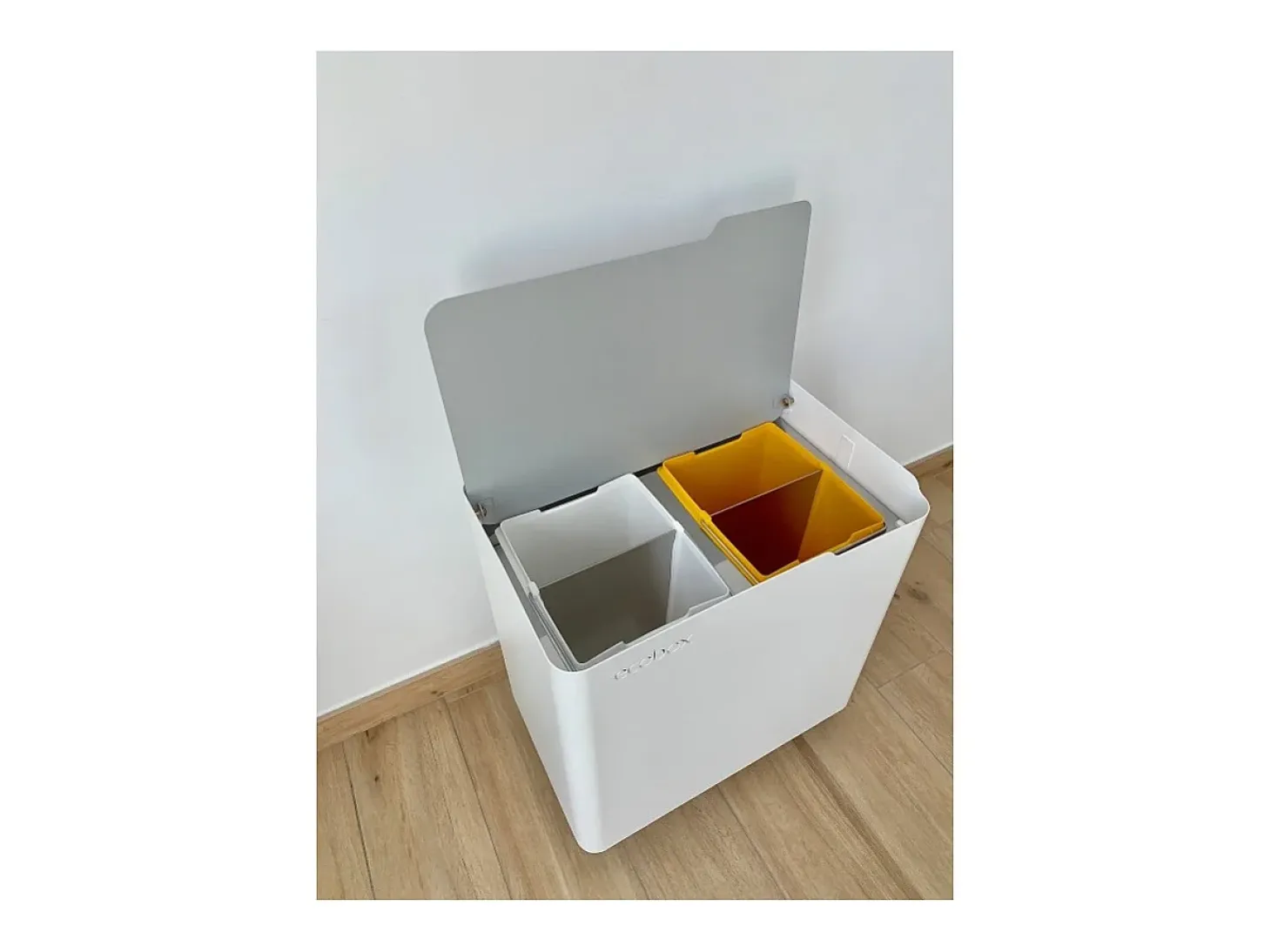 DON HIERRO - Cubo de basura para el reciclaje ECOBOX-TOP, 40 litros-